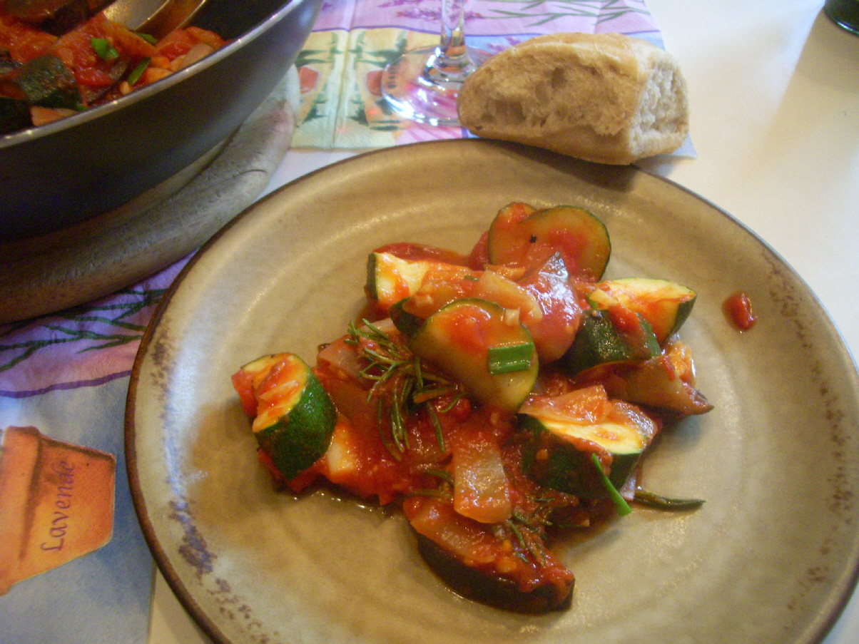 Zucchini-Auberginen-Gemüse Toskana